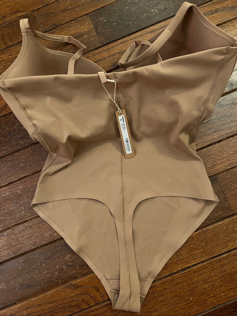 SKIMS Sienna Nude Ultimate Thong Bodysuit Size XL NWT - Picture 6 of 7